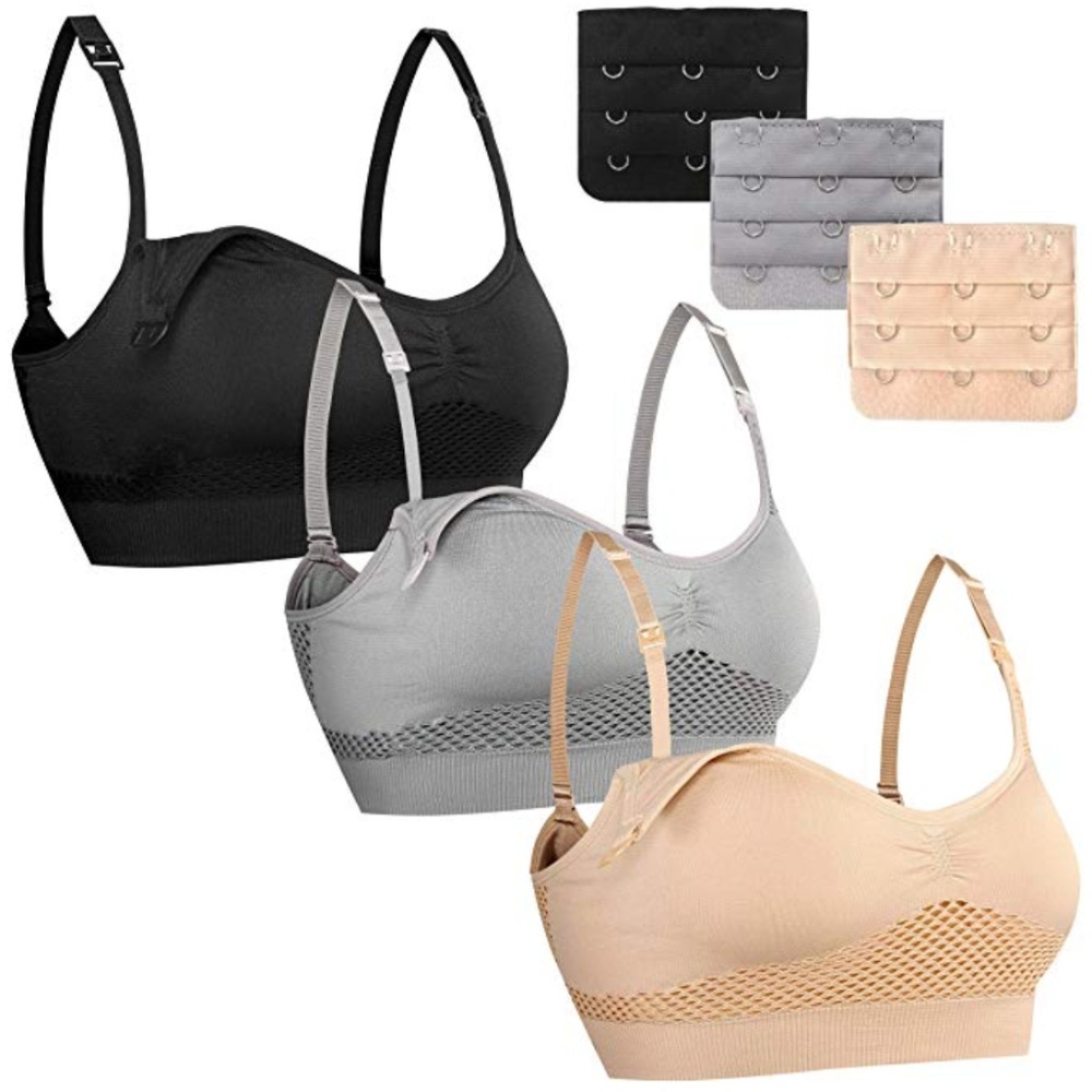 Wirezoll Nursing Bras, Set of 3